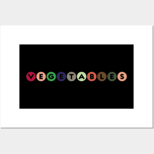 vegetables Posters and Art